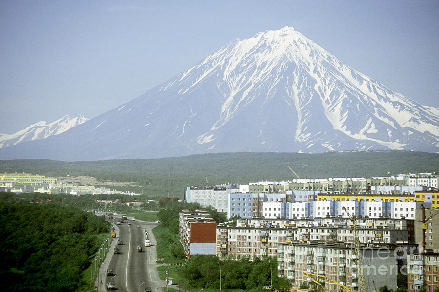 Koryaksky Volcano Photograph by Mark Newman