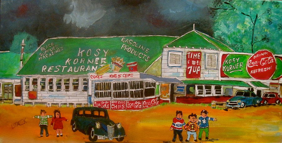 Kosy Korner  Painting by Michael Litvack