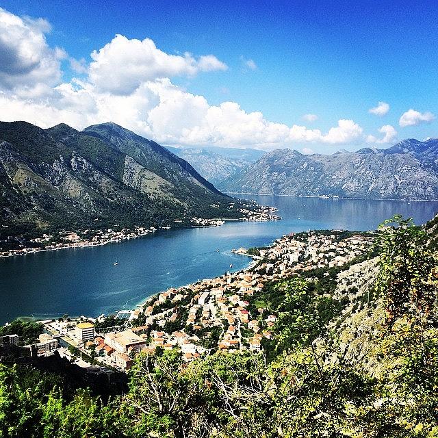 Landscape Photograph - Kotor Bay in Montenegro #1 by Geoff Pestell