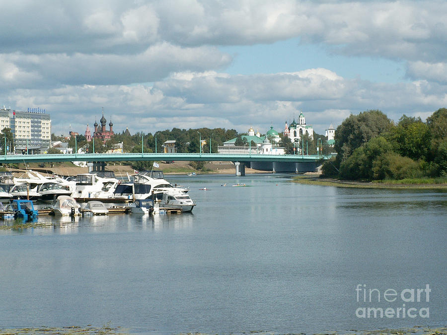Architecture Photograph - Kotorosl river by Evgeny Pisarev