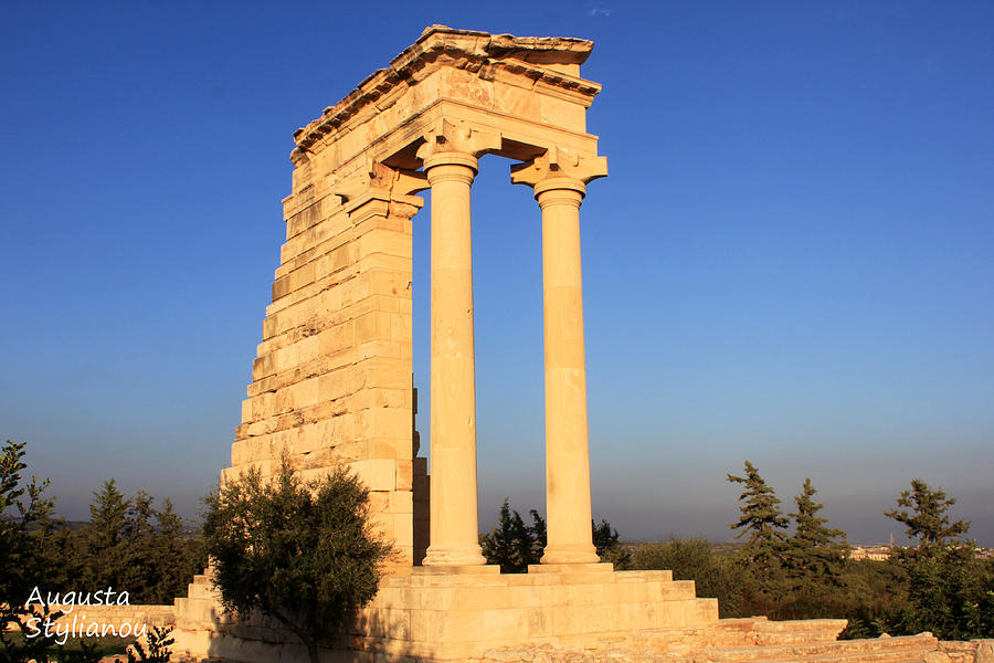 Kourion-Temple of Apollo Hylates Photograph by Augusta Stylianou