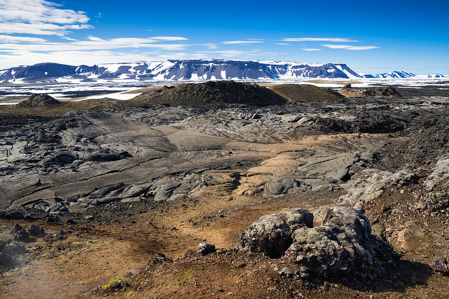 Krafla lava fields Leirhnjukur North Iceland Europe Photograph by Matthias Hauser