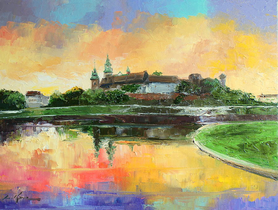 Krakow - Wawel Castle Painting by Luke Karcz