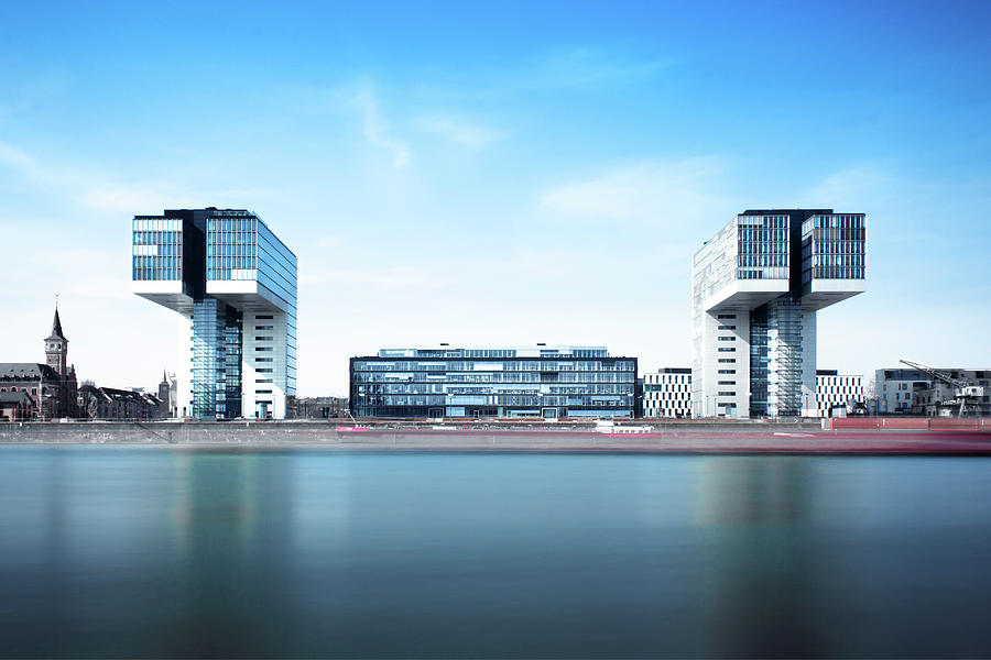 Kranhäuser In Köln Photograph by By Felix Schmidt Kranhäuser In Köln Photograph by By Felix Schmidt
