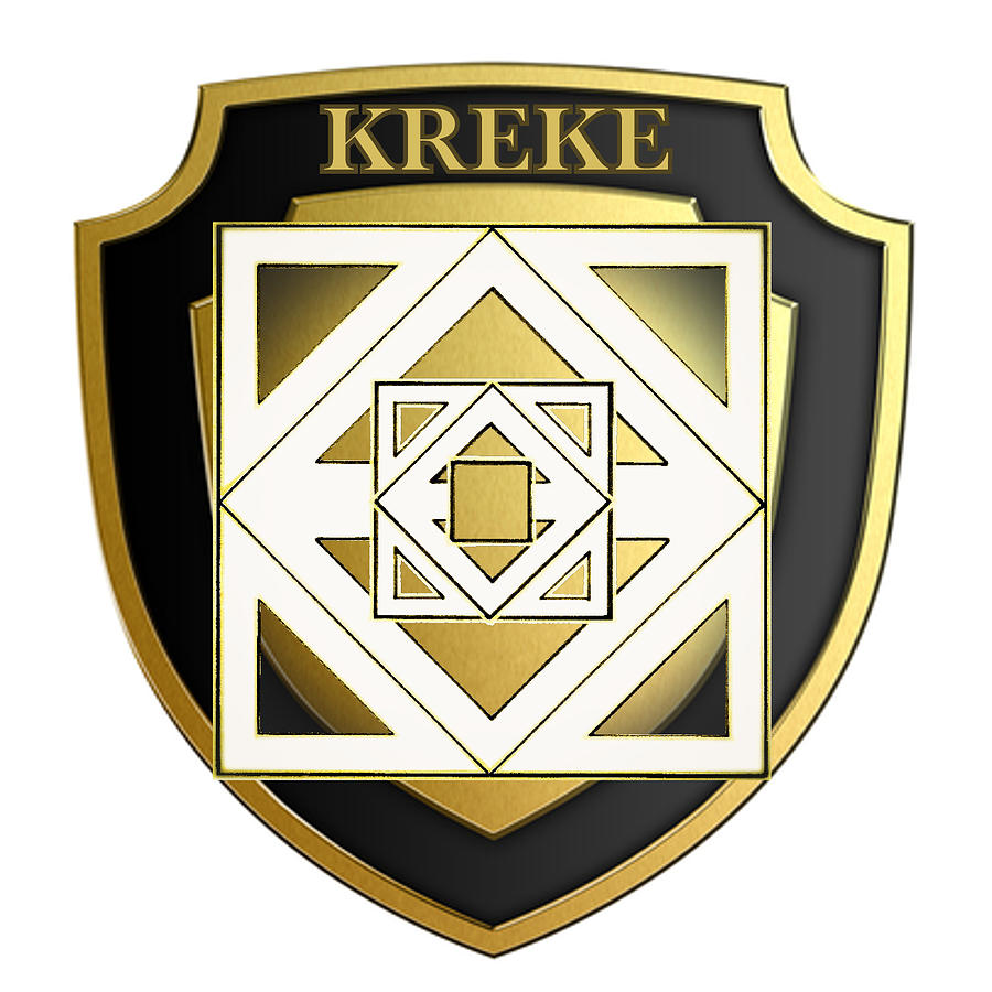 Kreke Family Crest Mixed Media by AHONU Aingeal Rose
