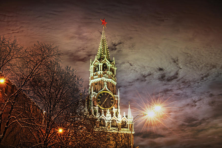 Kremlin Star Photograph by Gouzel -