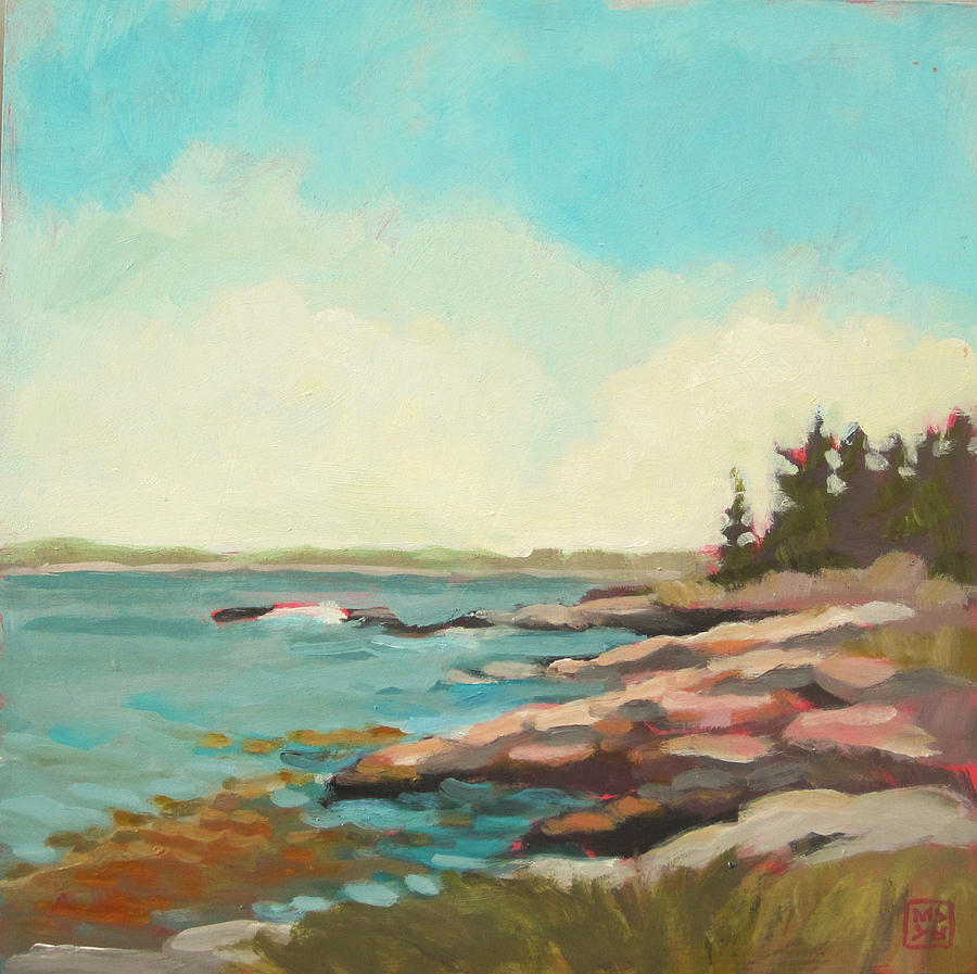 Kresge Point Painting by Mary Brooking - Fine Art America