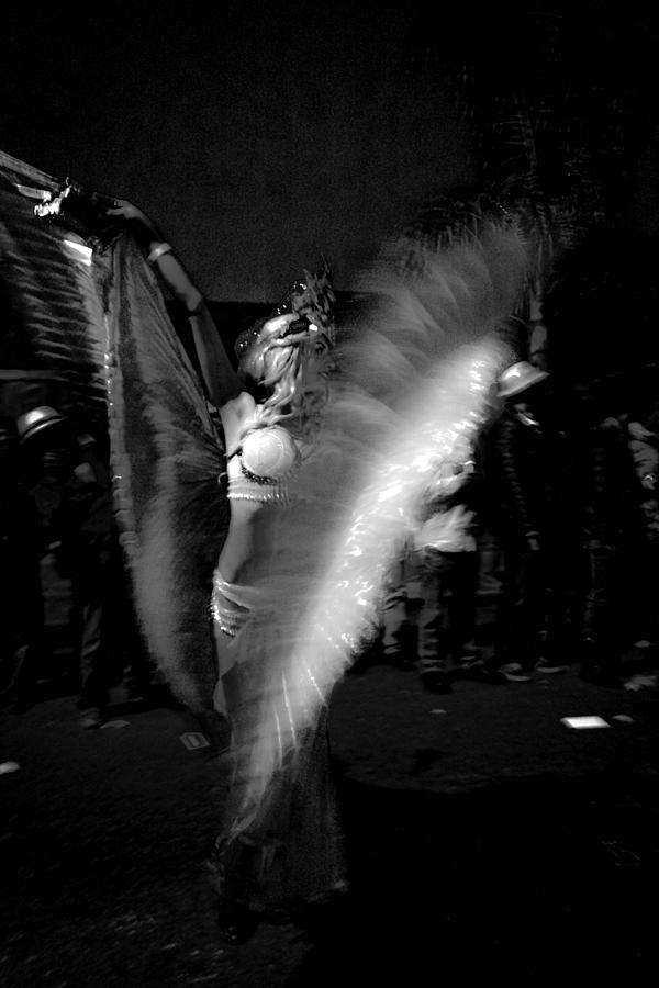 Krewe Delusion Parade Night Dancer Photograph