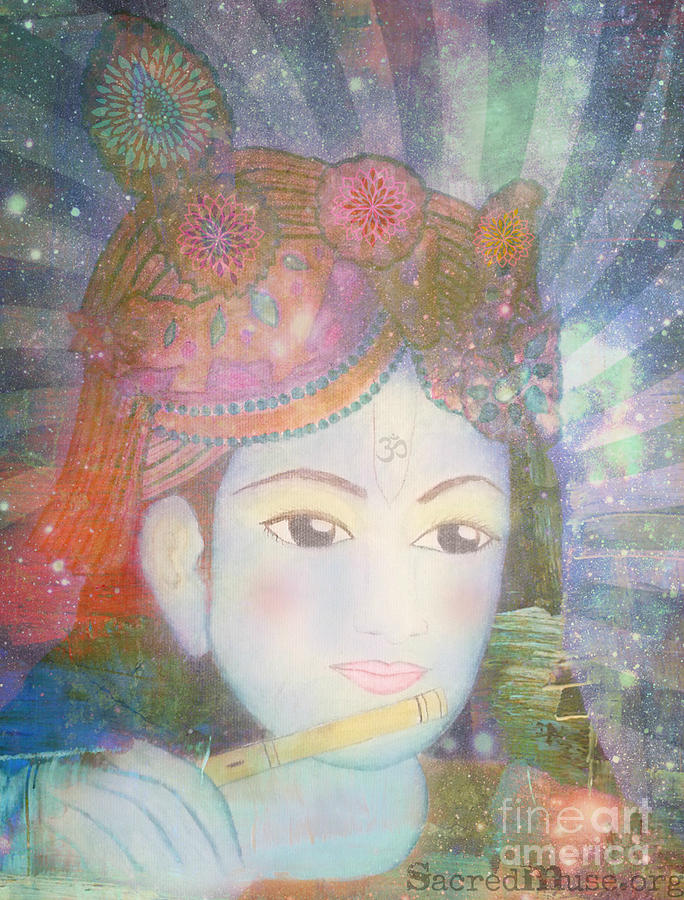 Krishna Painting - Krishna Consciousness  by Sacred  Muse