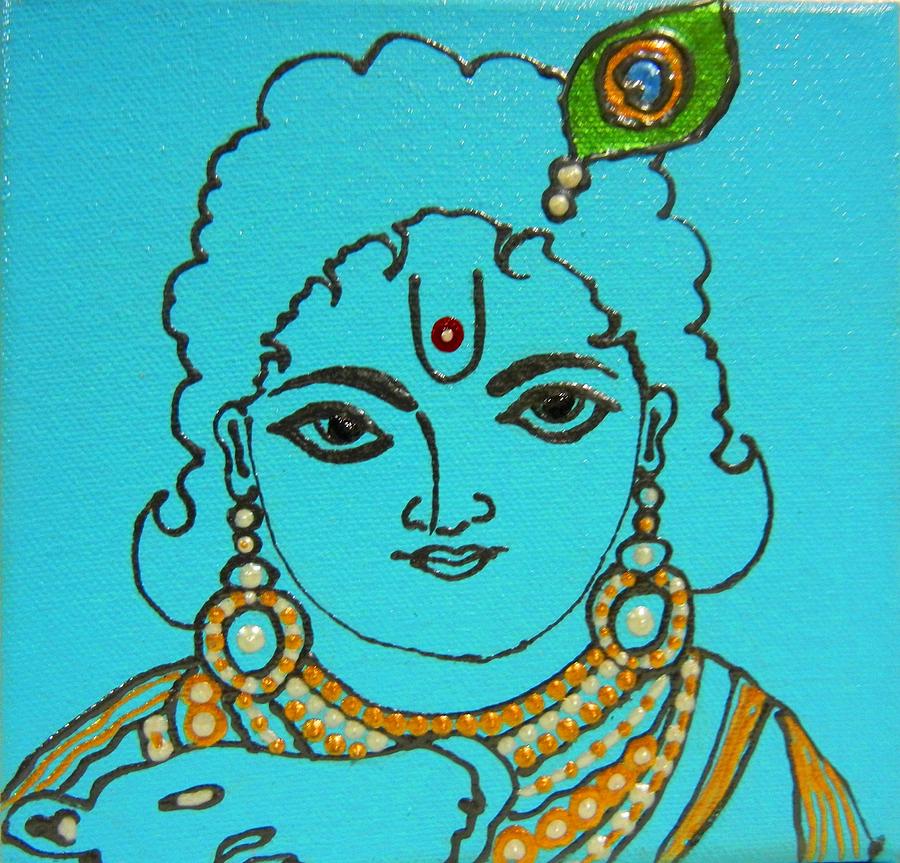 Krishna Mixed Media