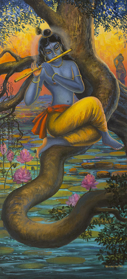 Krishna Vasuri Painting by Vrindavan Das