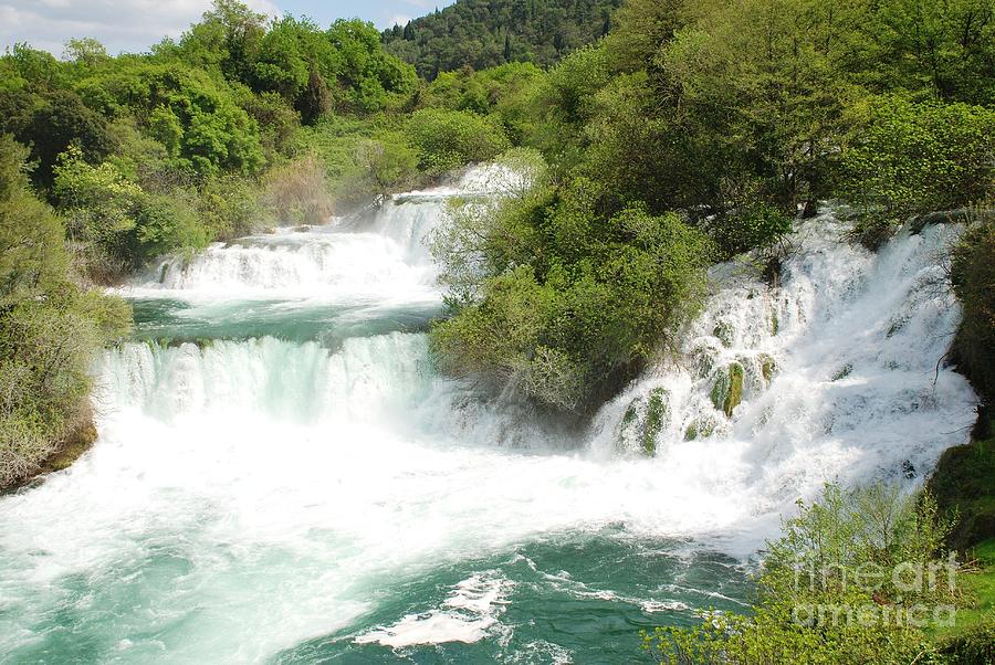 Krka waterfalls Croatia Photograph by David Fowler