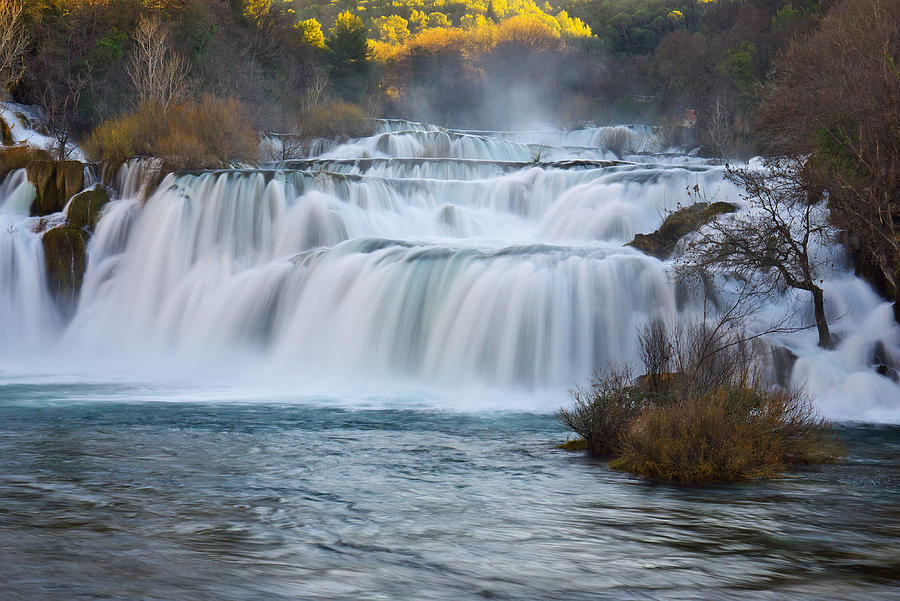 Krka waterfalls Photograph by Ivan Slosar