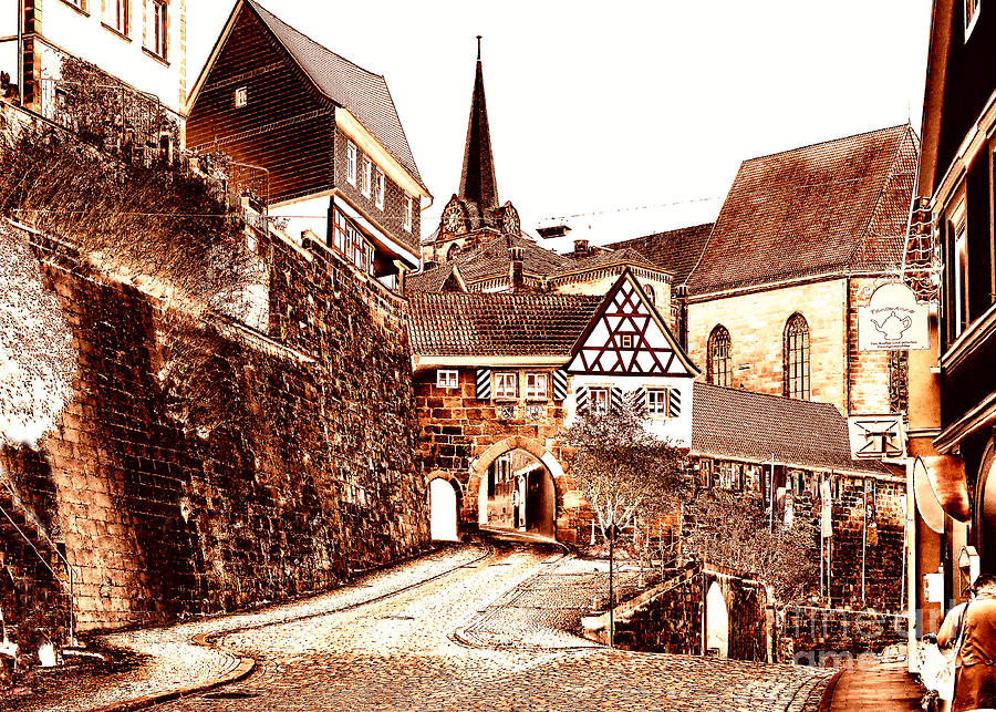 Kronach medieval town in Franconia Photograph by Rudi Prott