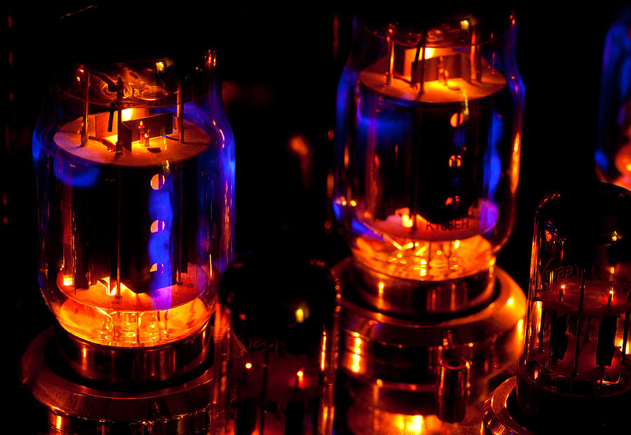 KT88 Vacuum Tube Close Up Photograph by Photography by Alex Brunsdon