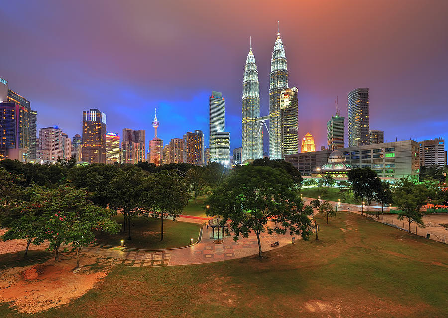  Kuala Lumpur City Centre  Photograph by Nadly Nudri