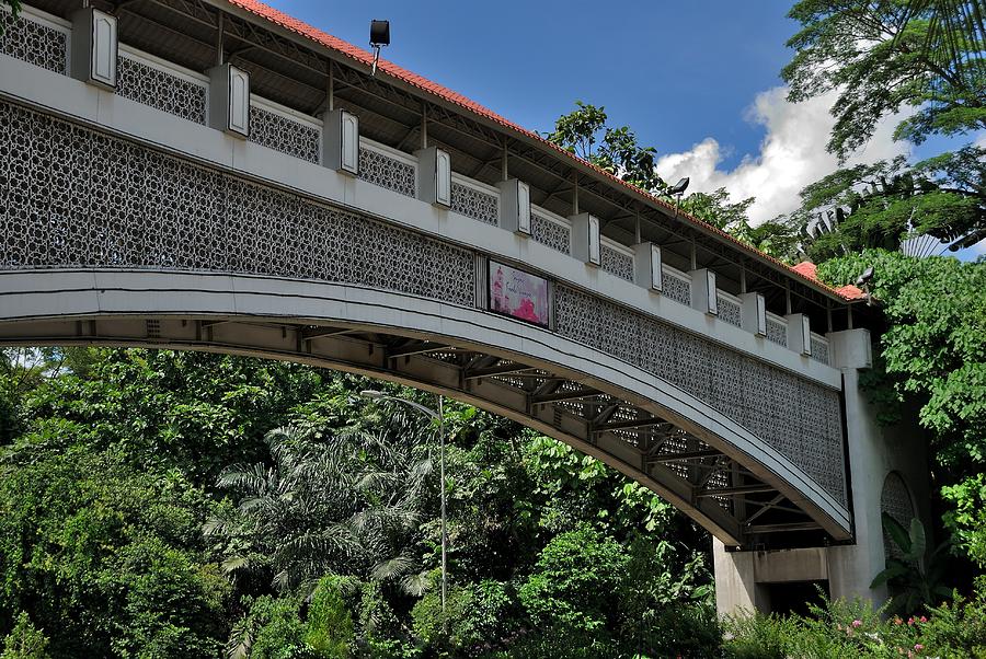 Kuala Lumpur Pedestrian Covered Bridge Photograph by Steven Richman
