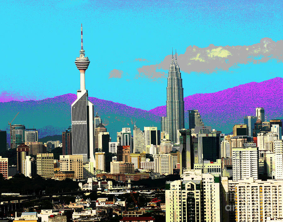 Kuala Lumpur Skyline Photograph by Larry Oskin
