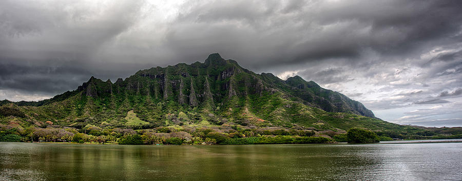 Kualoa Panorama Photograph by Dan McManus