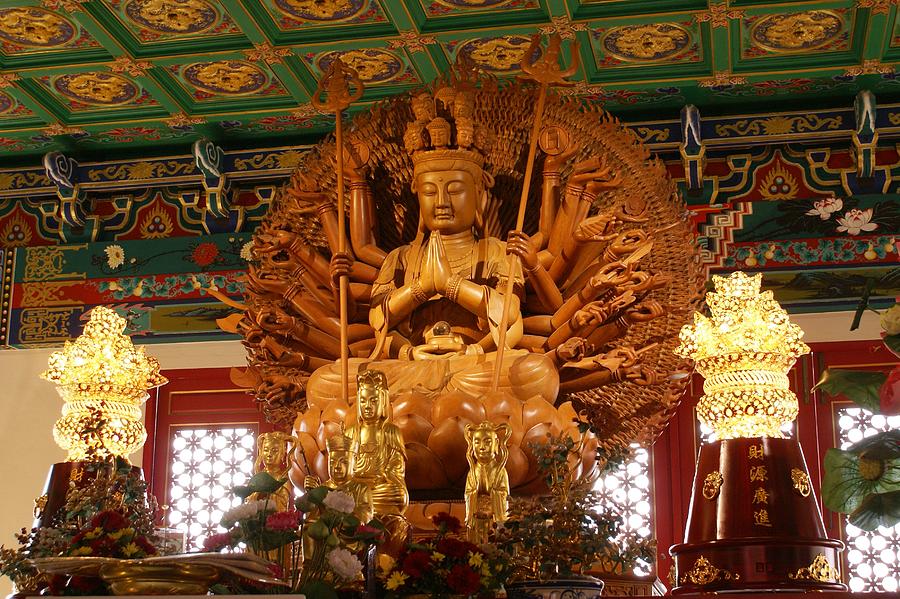 Buddha Photograph - Kuan Im Wat Borom by Gregory Smith