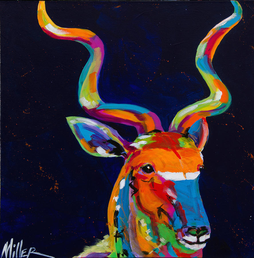Tracy Miller Painting - Kudu by Tracy Miller