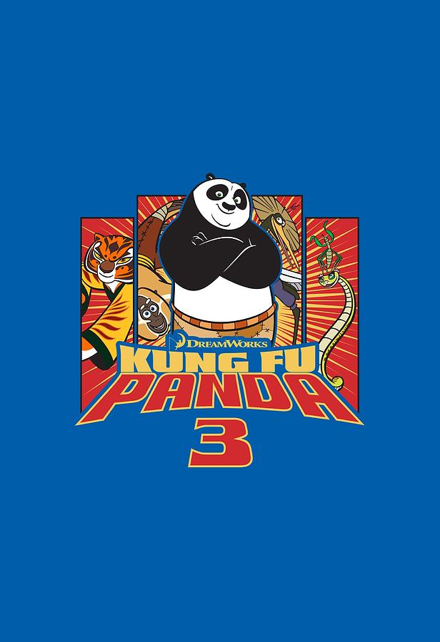 Kung Fu Panda - Kung Furry Digital Art by Brand A