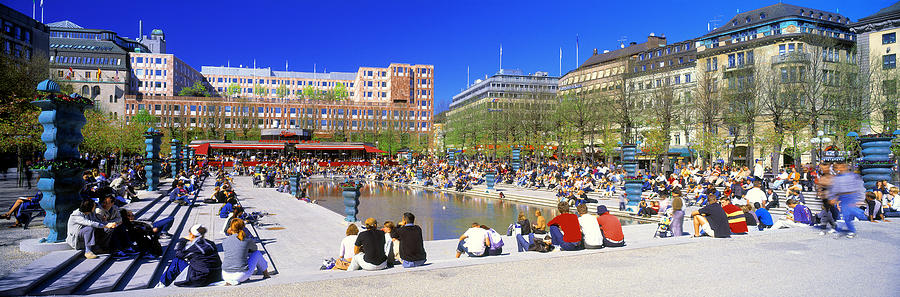 Spring Photograph - Kungstradgarden Park, Stockholm, Sweden by Panoramic Images