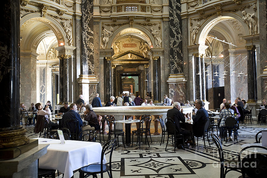 At The Kunsthistorische Museum Cafe II Photograph by Madeline Ellis