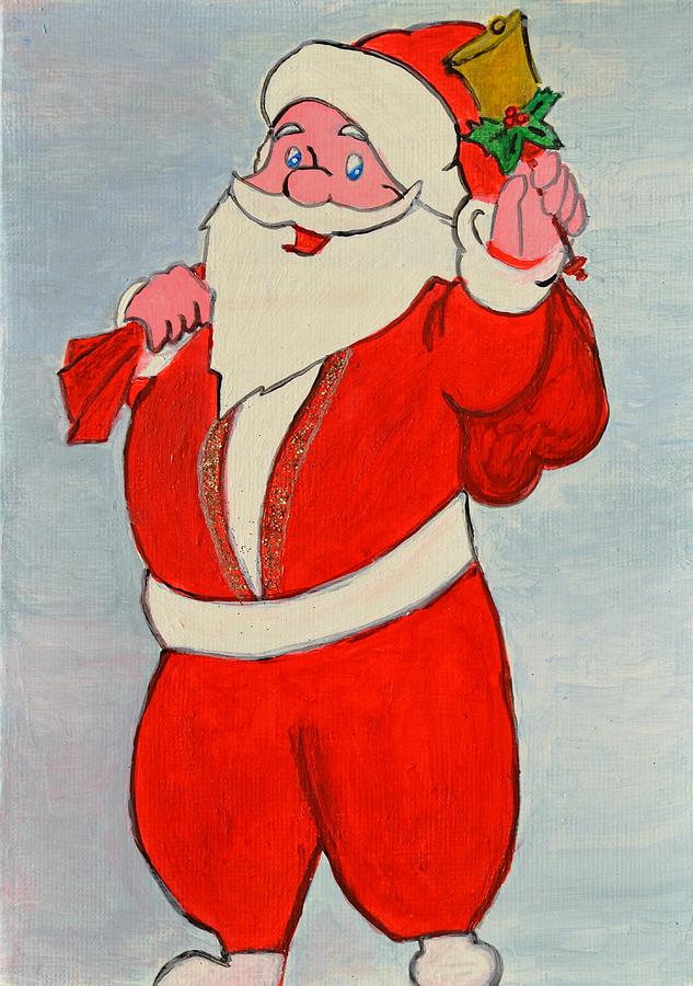 Kurdish Santa Clause  Painting by Magdalena Frohnsdorff