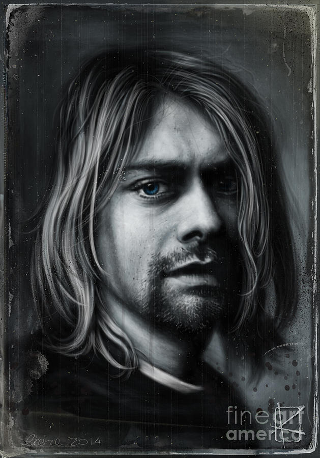 Kurt Cobain Drawing - Kurt Cobain by Andre Koekemoer