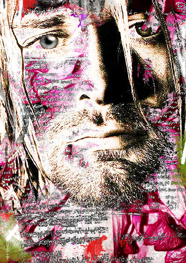 Kurt Cobain Digital Art by Dray Van Beeck - Fine Art America