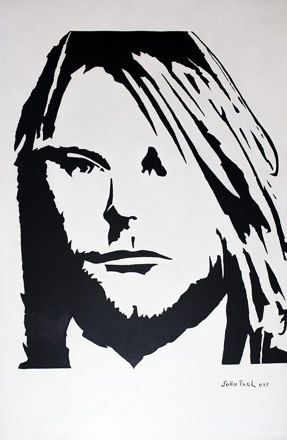 Kurt Cobain Painting by John Paul