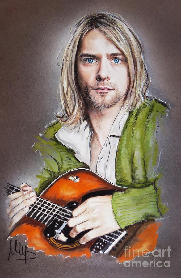 Kurt Cobain Mixed Media - Kurt Cobain by Melanie D