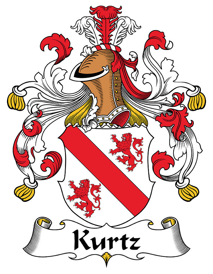 Kurtz Coat Of Arms German Digital Art By Heraldry 596