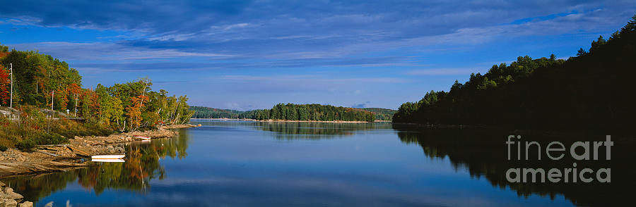 Kushog Lake in Haliburton in Ontario Photograph by Les Palenik