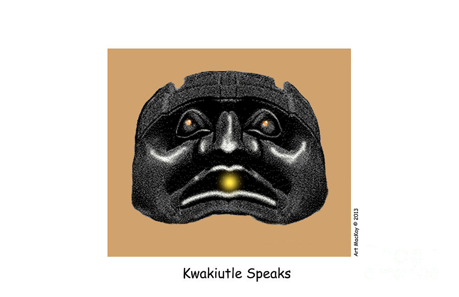 Kwakiutl Speaks Mixed Media by Art MacKay