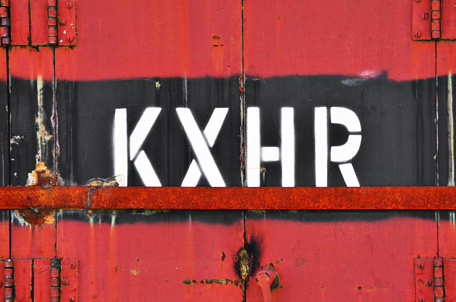 KXHR Train Car Photograph by Sharon Popek
