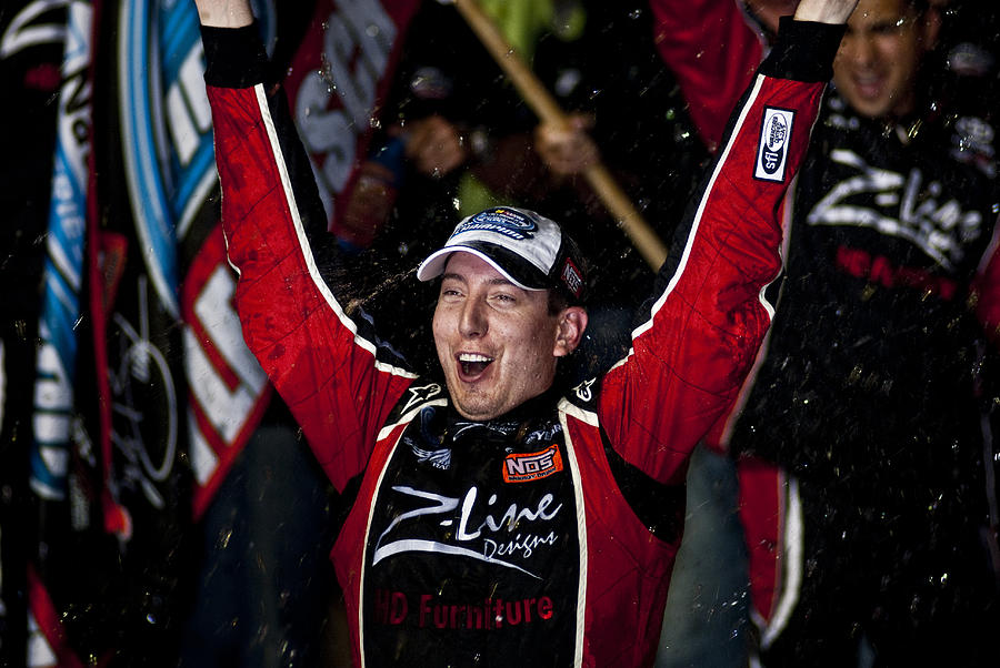 Kyle Busch Wins NNS Photograph by Kevin Cable