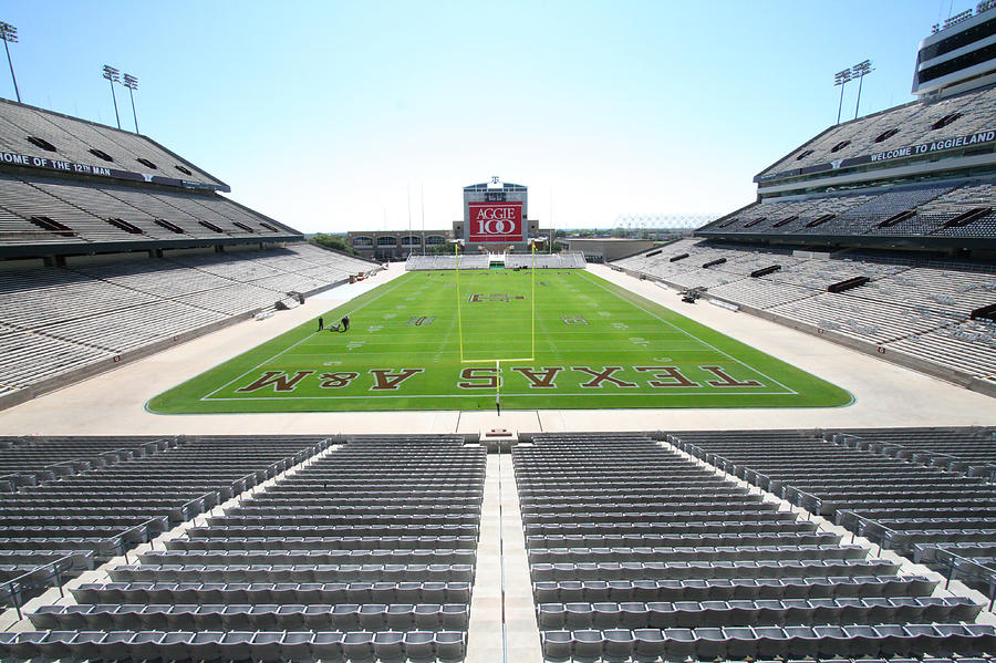 Texas A And M University Photograph - Kyle Field by Georgia Clare