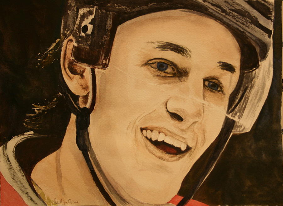Kyle Turris Painting by Betty-Anne McDonald
