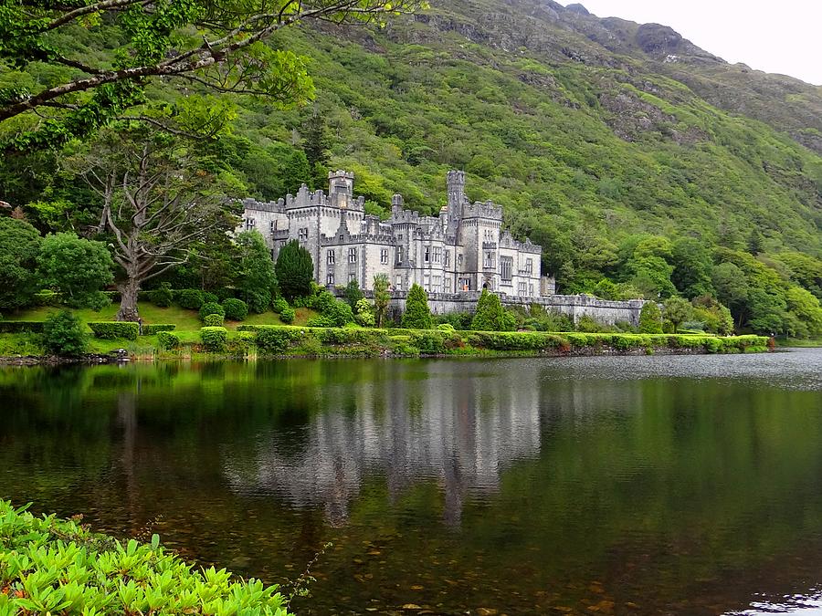 Kylemore Abbey Reflection Photograph by Keith Stokes