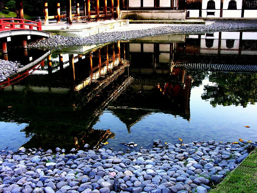 Kyoto -  Byodo-in - Temple Reflection Photograph by Jacqueline M Lewis