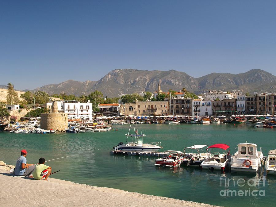 Kyrenia Harbour In Cyprus Photograph