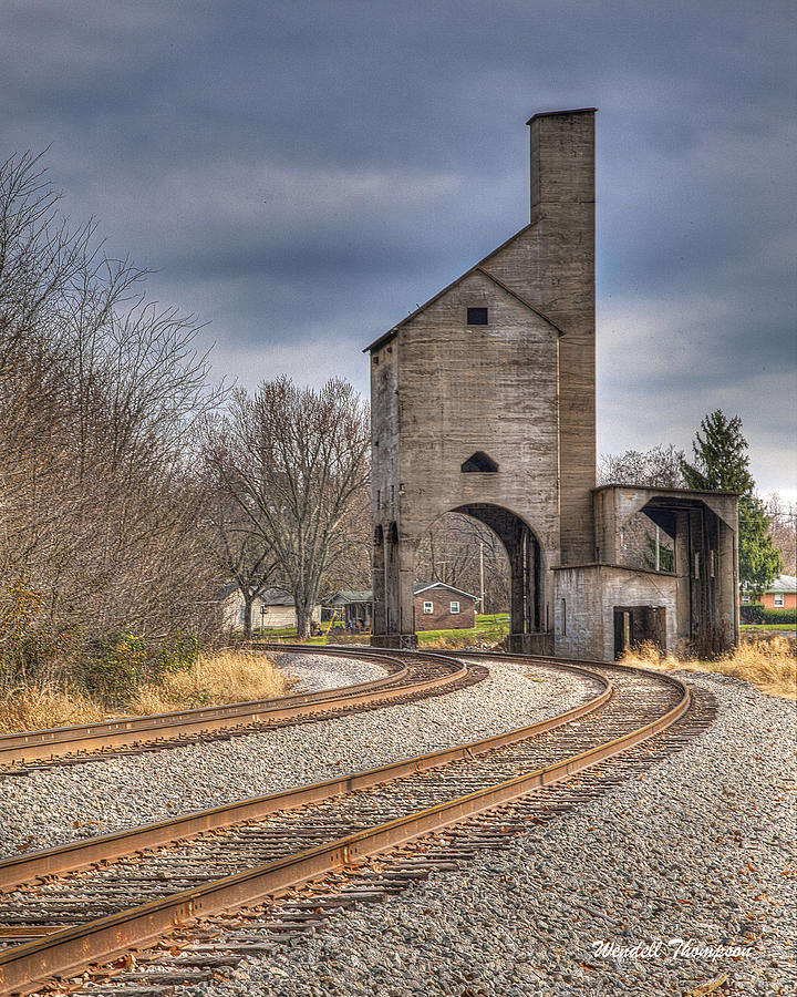 L and N Railroad Coal Tipple Photograph by Wendell Thompson