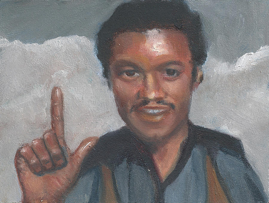 L is for Lando Painting by Jessmyne Stephenson