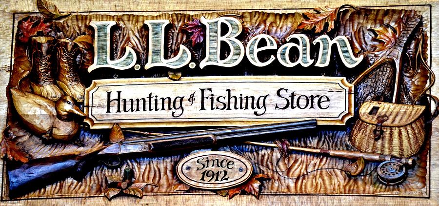 L. L. Bean Hunting and Fishing Store Since 1912 Photograph by Tara Potts