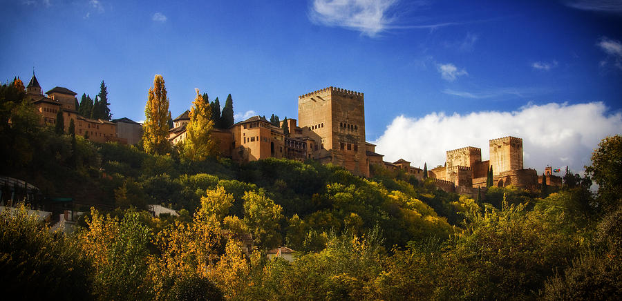 La Alhambra from the Palace of Cordoba Photograph by Levin Rodriguez