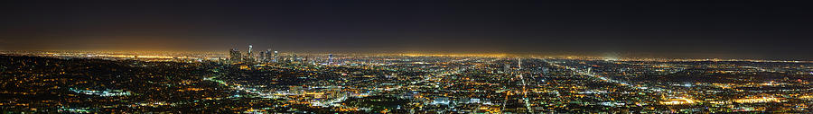 LA At Night Photograph by Metro DC Photography