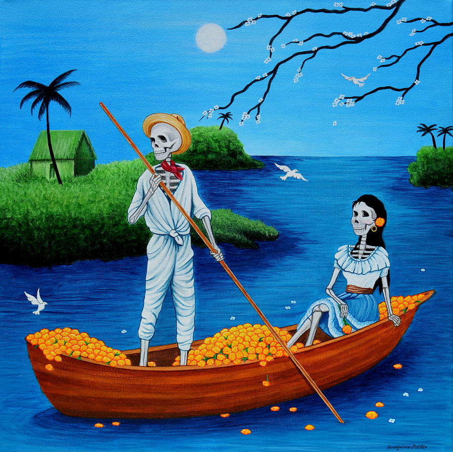La Barca Painting by Evangelina Portillo