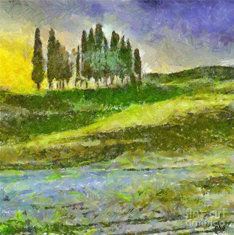 La Bella Toscana Painting by Dragica  Micki Fortuna